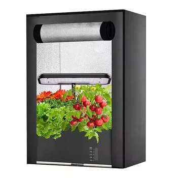 14x19x21 Inches Aerogarden Hydroponics Growing System Small Indoor Hydroponic Equipment High Reflective Mylar Mini Tent
