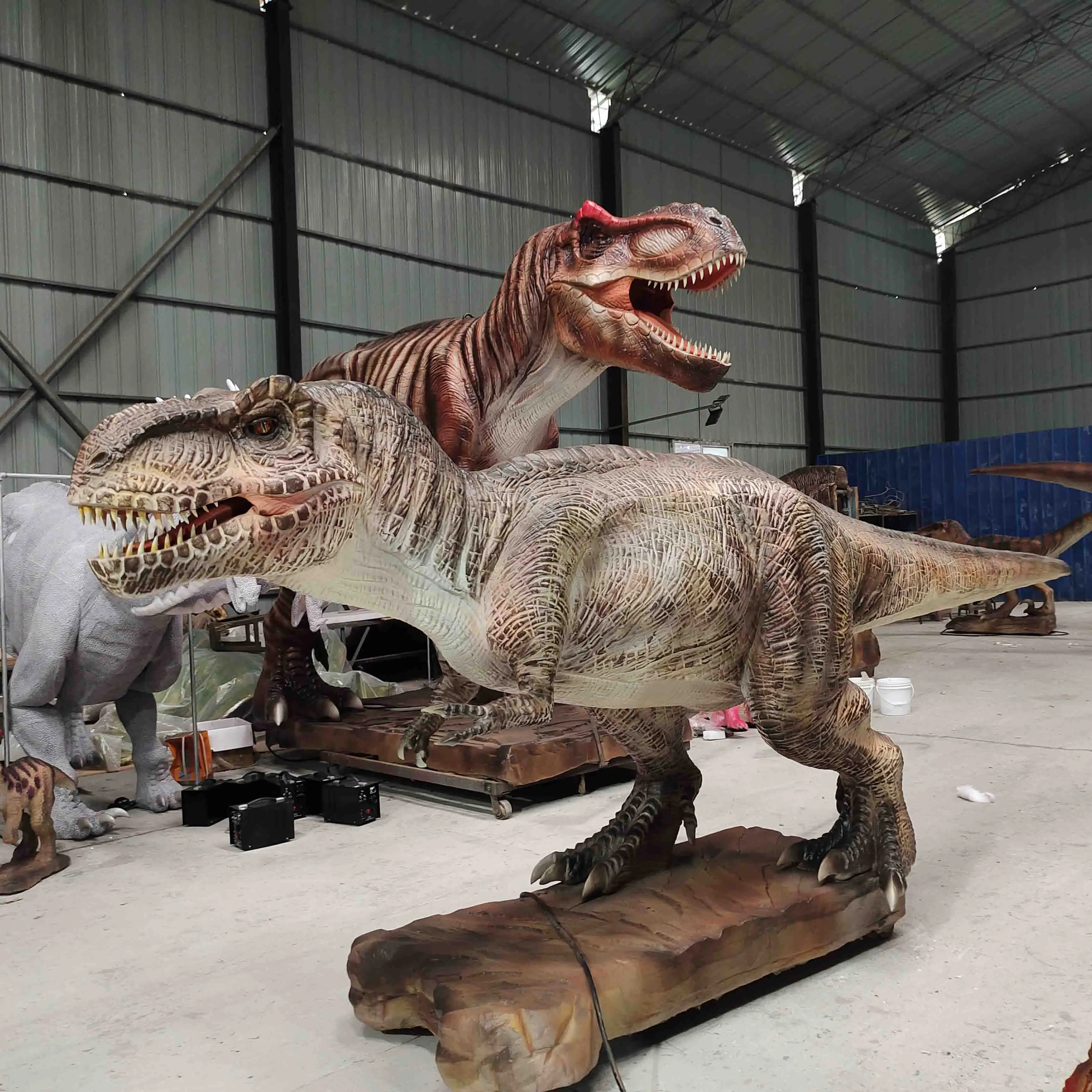 Theme Park Artificial Dinosaurus Animatronics Model Life Size ...