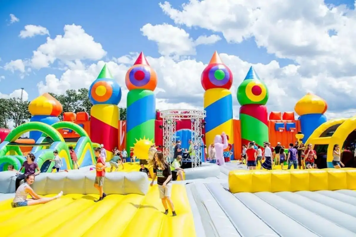 FUNBOX — The World's Biggest Bounce House — is at Park Meadows