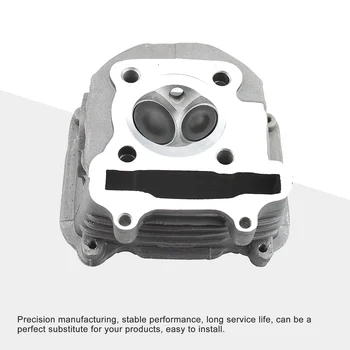 GOOFIT Motorcycle 57.4mm Cylinder Head Assembly for GY6 150cc