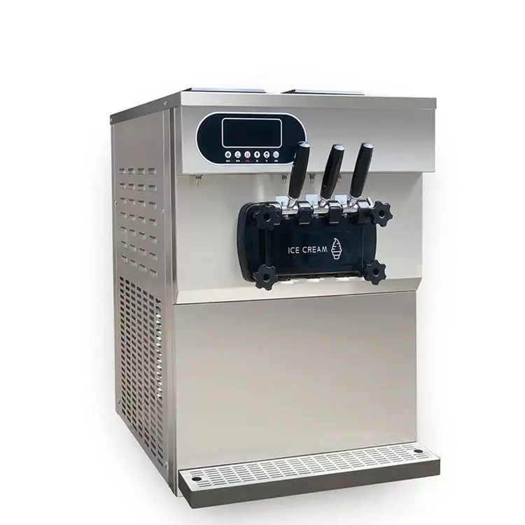 5 Gallon Ice Cream Maker Machine Porttil Topping Freezer Flavor Scrapper Roller Drumfried Combine And Slush Parte Box Seal Soft