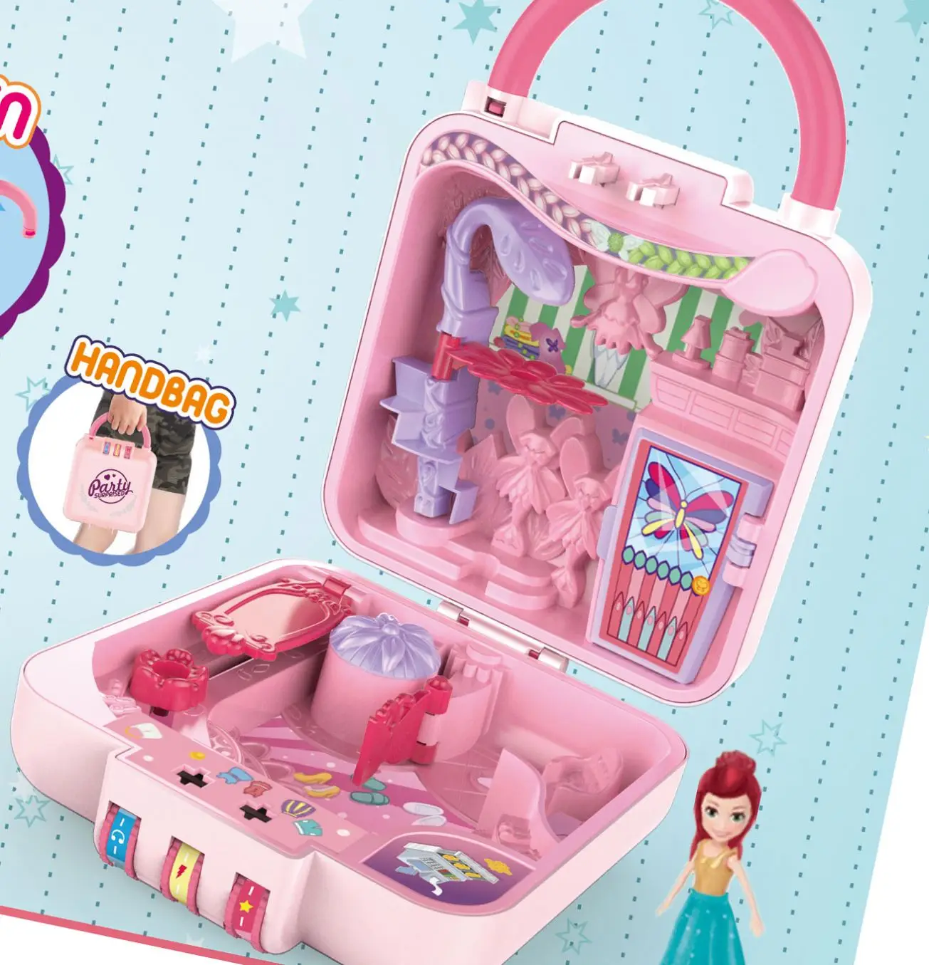 Fashion Design Toys for Girls Hair Beauty Salon Set
