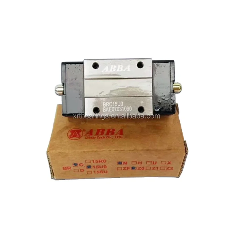Original Taiwan ABBA Linear Guide Block Rail BRC15U0 BRC15UO