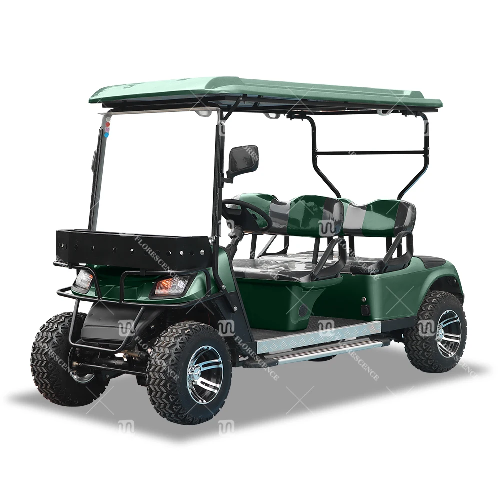 product cheap new model and high quality new model comfortable  electric pickup truck 4 seater electric golf cart golf cart car-63