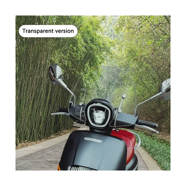 Customizable Motorcycle Front Windshield Retractable Wind Deflector Fairing with New Condition Screws