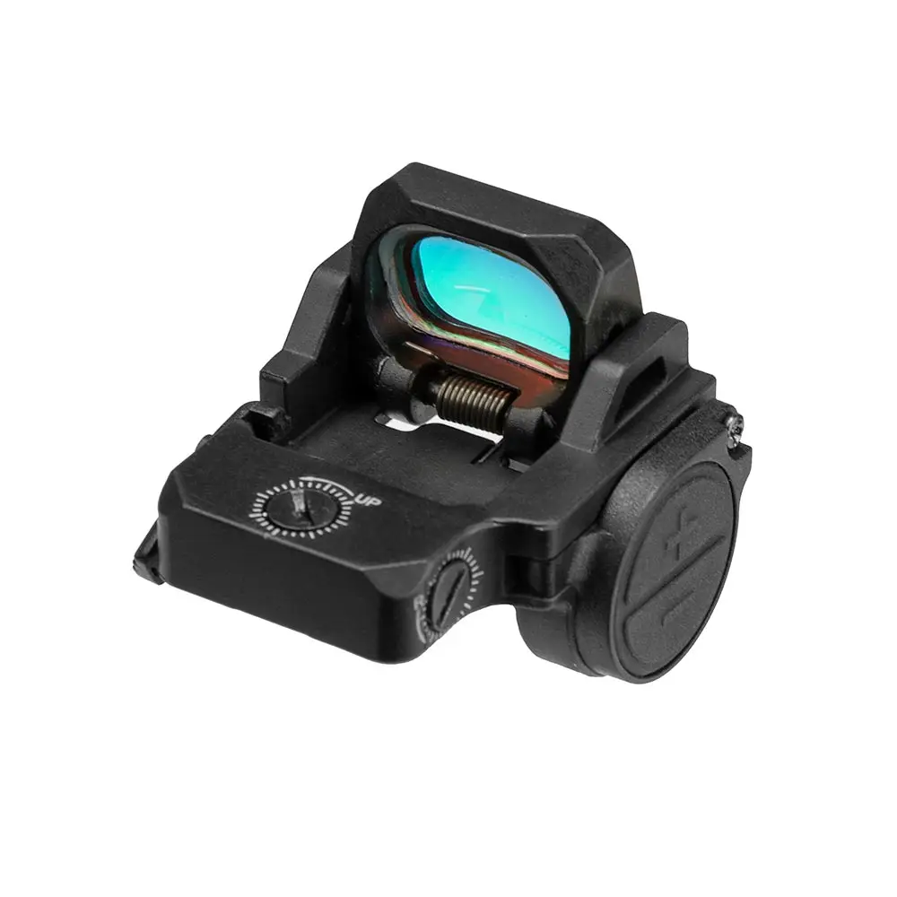 Mini Flip up Red Green Dot Scope Collapsible Lens Reflex Red Dot Sight Optic Sight