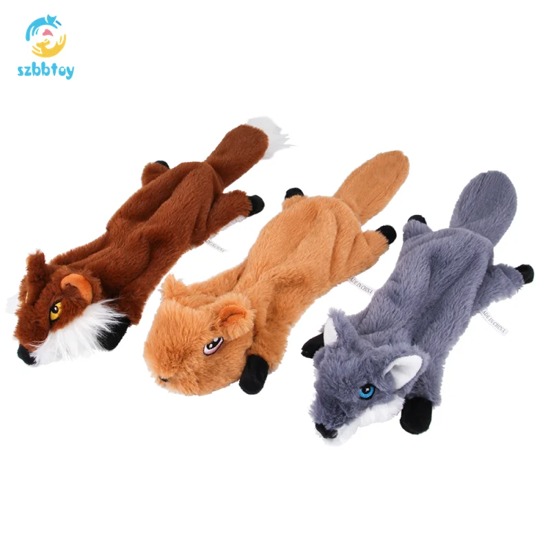 squirrel dog toy no stuffing