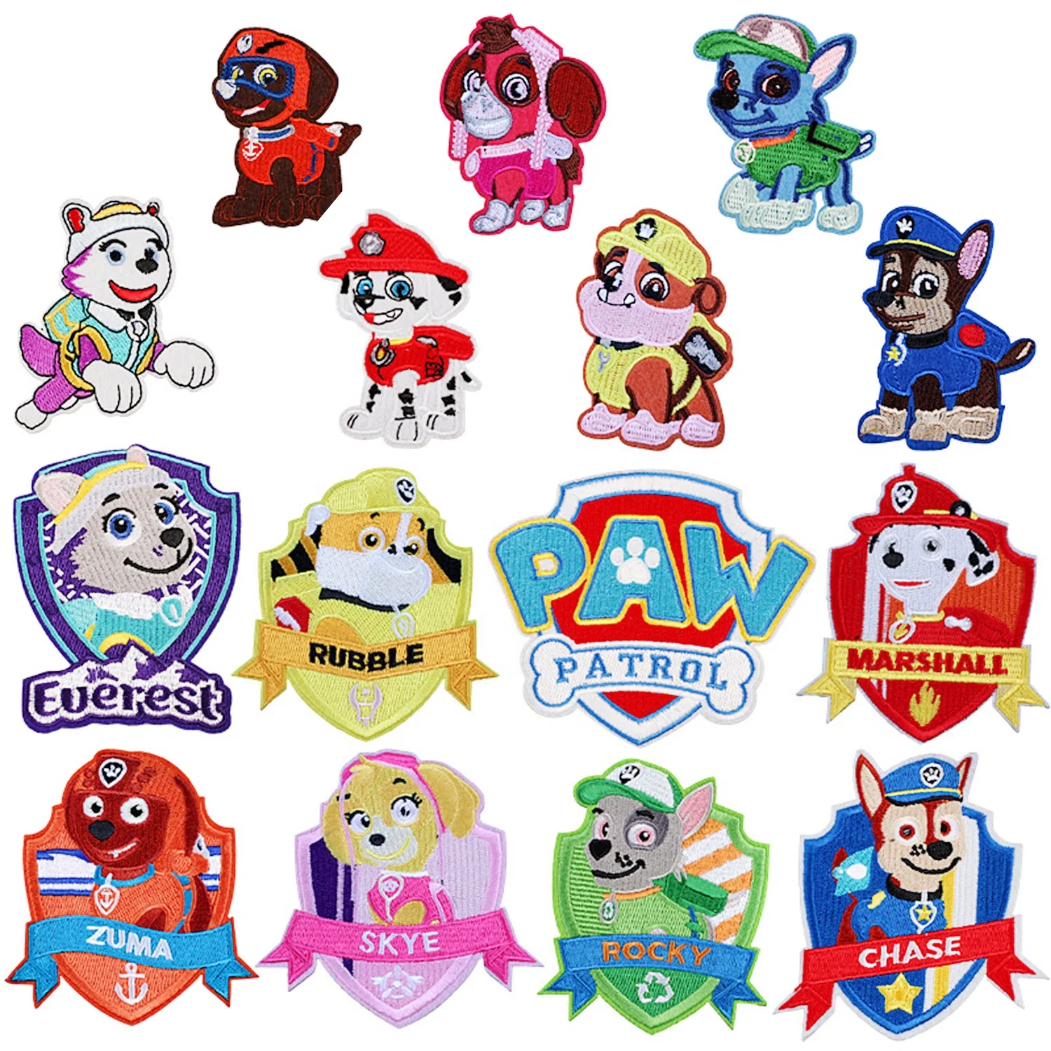 Clothing & Wearables Appliques & Patches Paw Patrol Patches Skye Iron ...