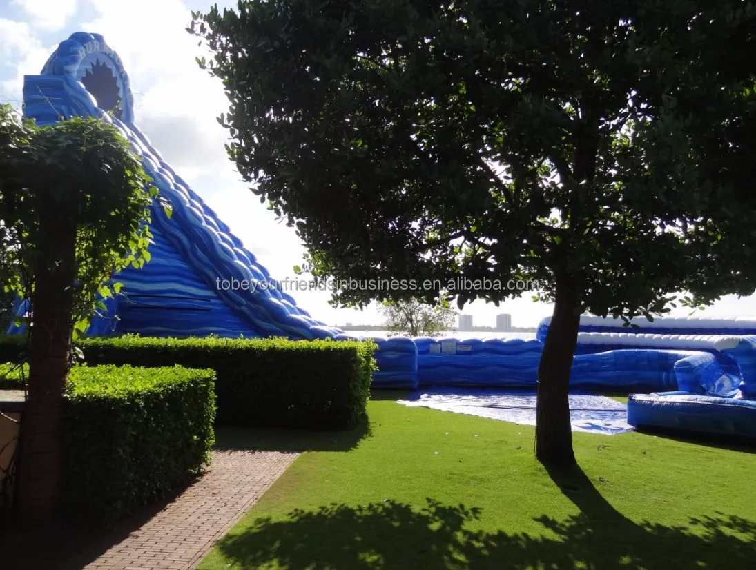 40 Ft Tall 2 Lane The Hurricane Inflatable Water Slide For Sale Buy The Hurricane Inflatable