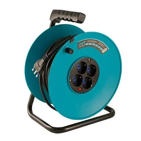 FT SPA 40M Thermal Cable Reel with 4 Sockets Outdoor Extension Cord ...
