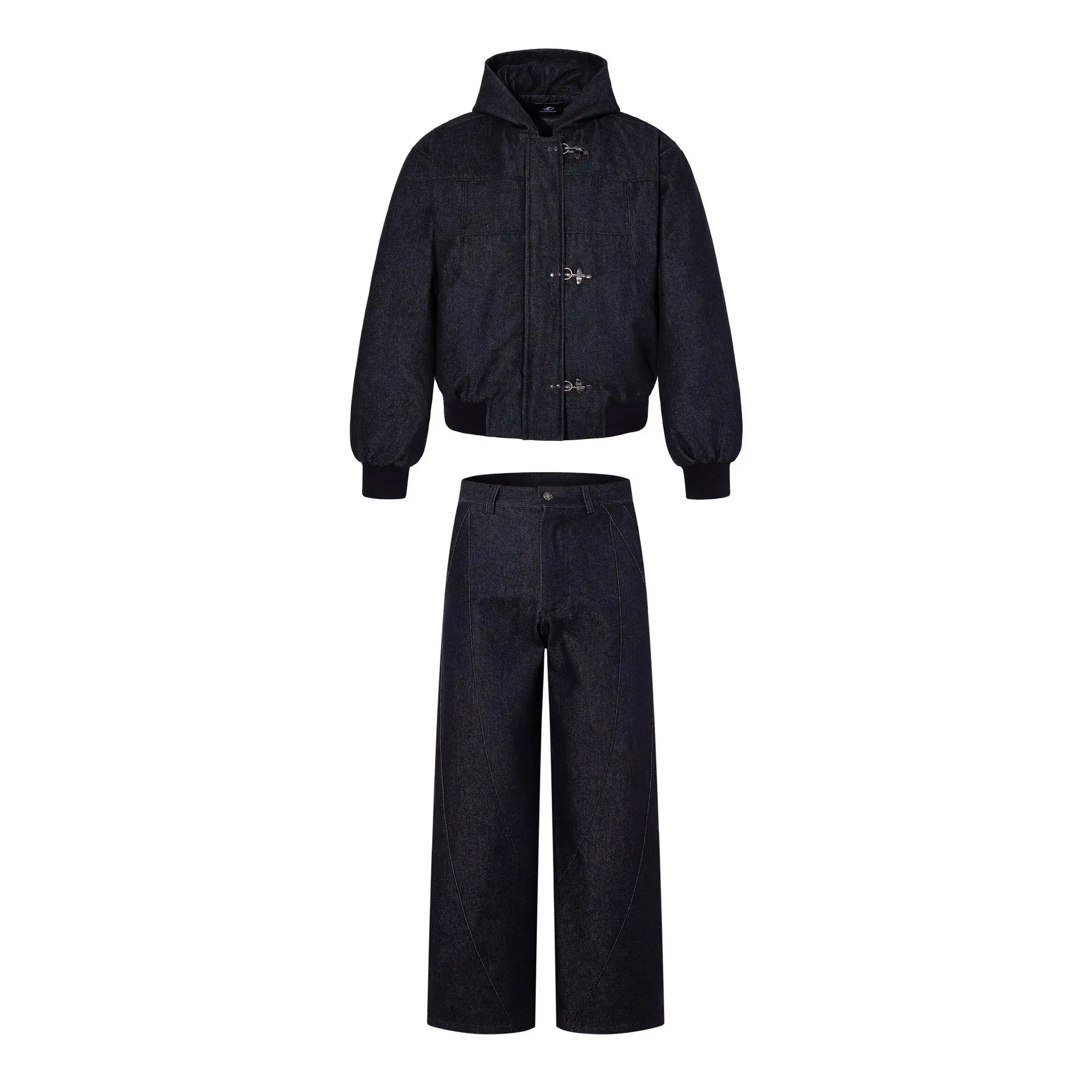 Zongchi odjeća American High Street Retro Metal Avion Buckle Bomber Jakna Modna marka Unisex Radna odjeća Streetwear Kaban