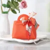 Orange + silk ribbon10*6*11CM