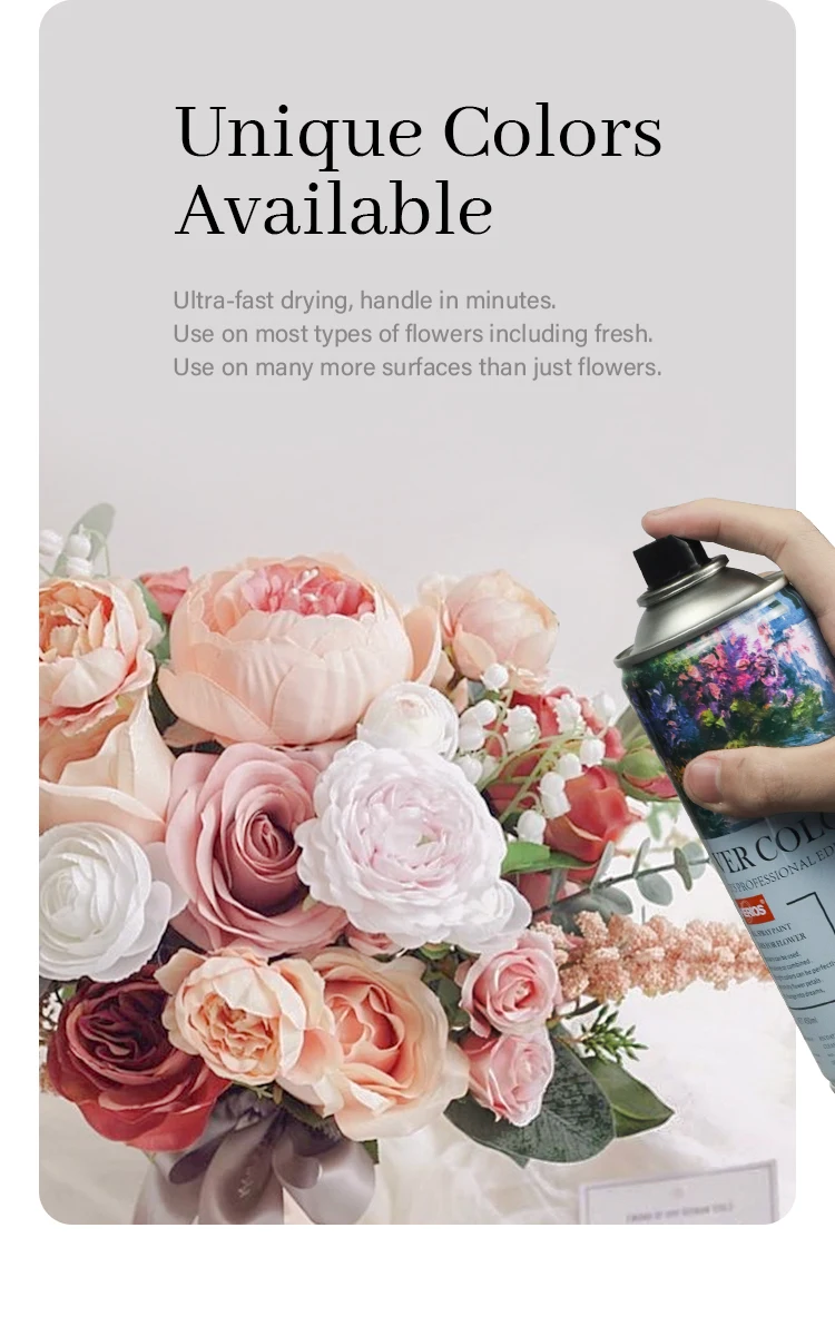 Herios New Product Flowers Paintings Spray Paint In Different Colors Buy Flowers Paintings