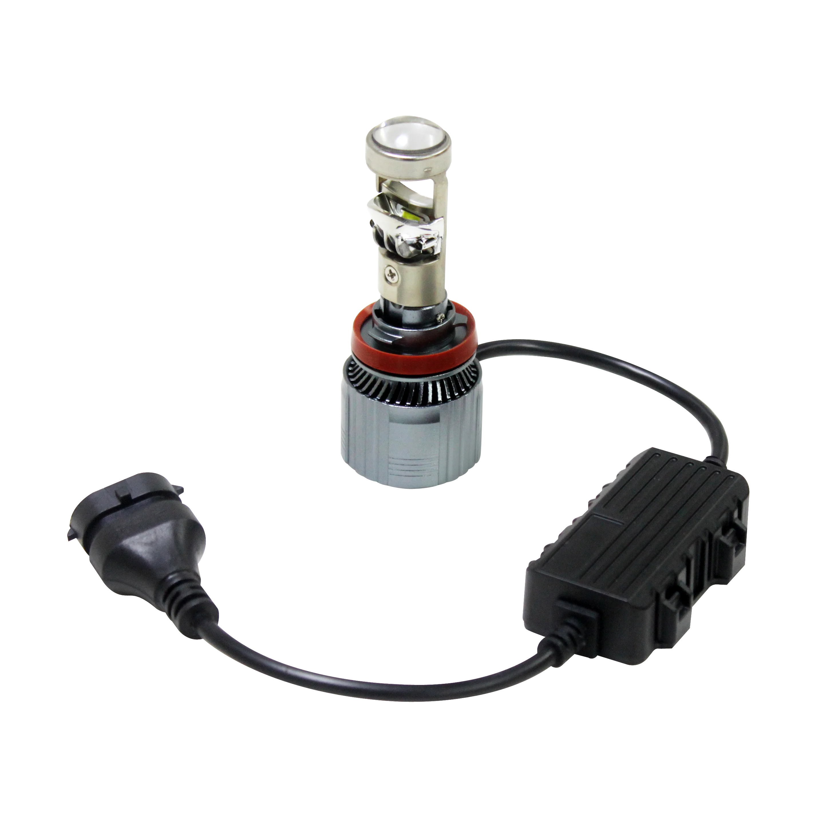 90W 9000lm LED Project Lens 12V H11 LED Projector Headlight H4 9005 ...