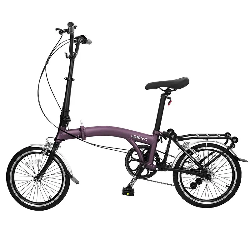 Mint Tri-Folding 14-Inch Bicycle - Lightweight 3-Speed, Clip Brake
