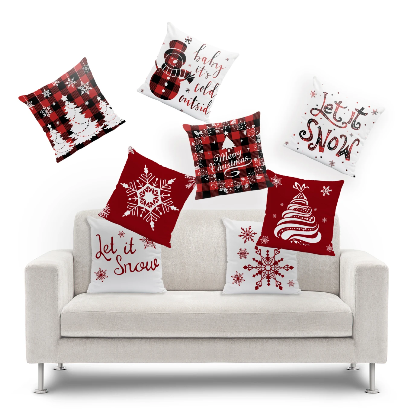 Wholesale Pillow Case Throw Home Decor Cases Covers Custom 18x18 Christmas Decorative Pillows