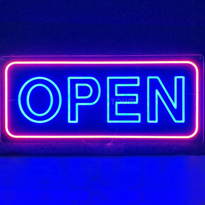 Wholesale Custom Open Toilet Bar Smoke Shop Led Neon Sign Light for Business Acrylic Neon Sign Custom