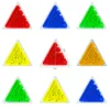 5cm pyramid maze, mixed color 10.7g