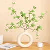 Deux fleurs de Pieris japonica dans un vase circulaire