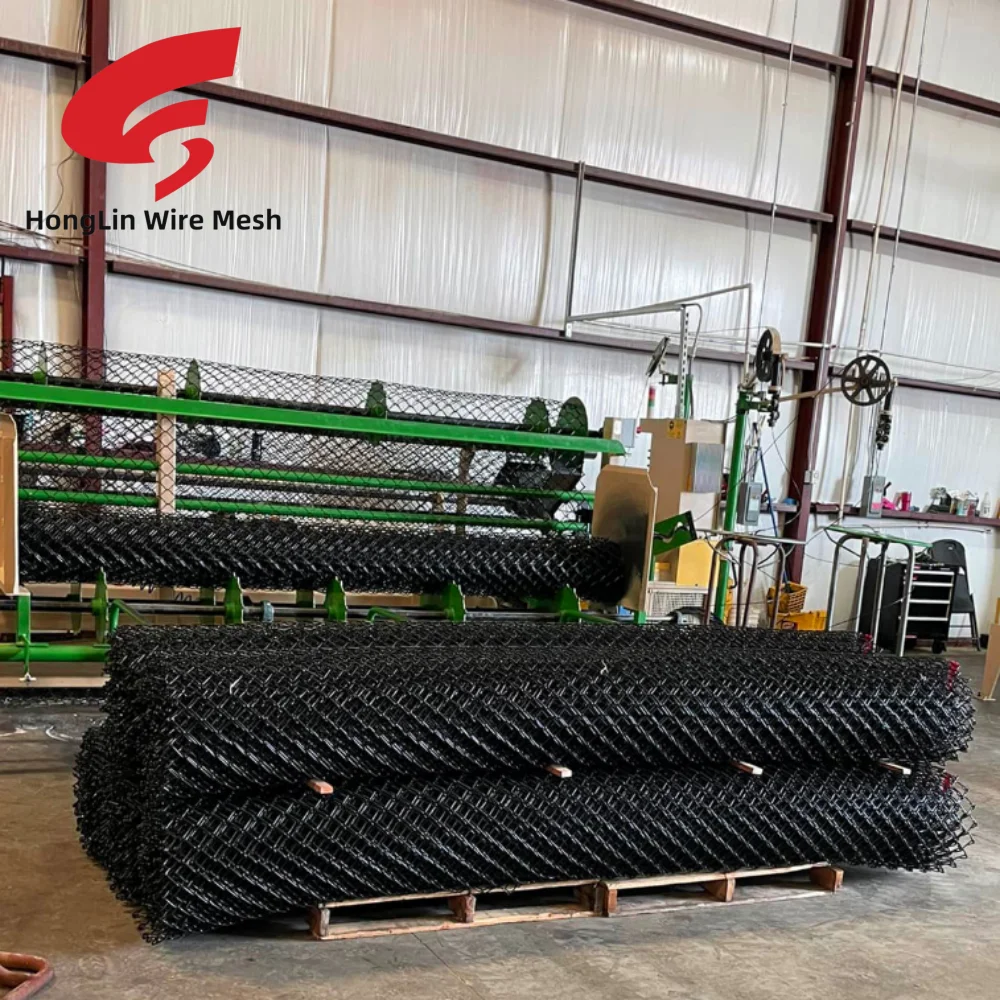 Wholesale High Quality 5ft 6ft 2m 3m Galvanized Diamond Hole Chain Link  Fence