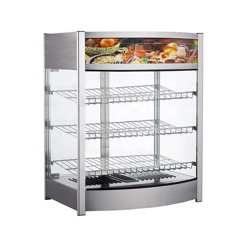 26 Pizza Warmer Commercial Food Warmer Display 3-Tier Electric