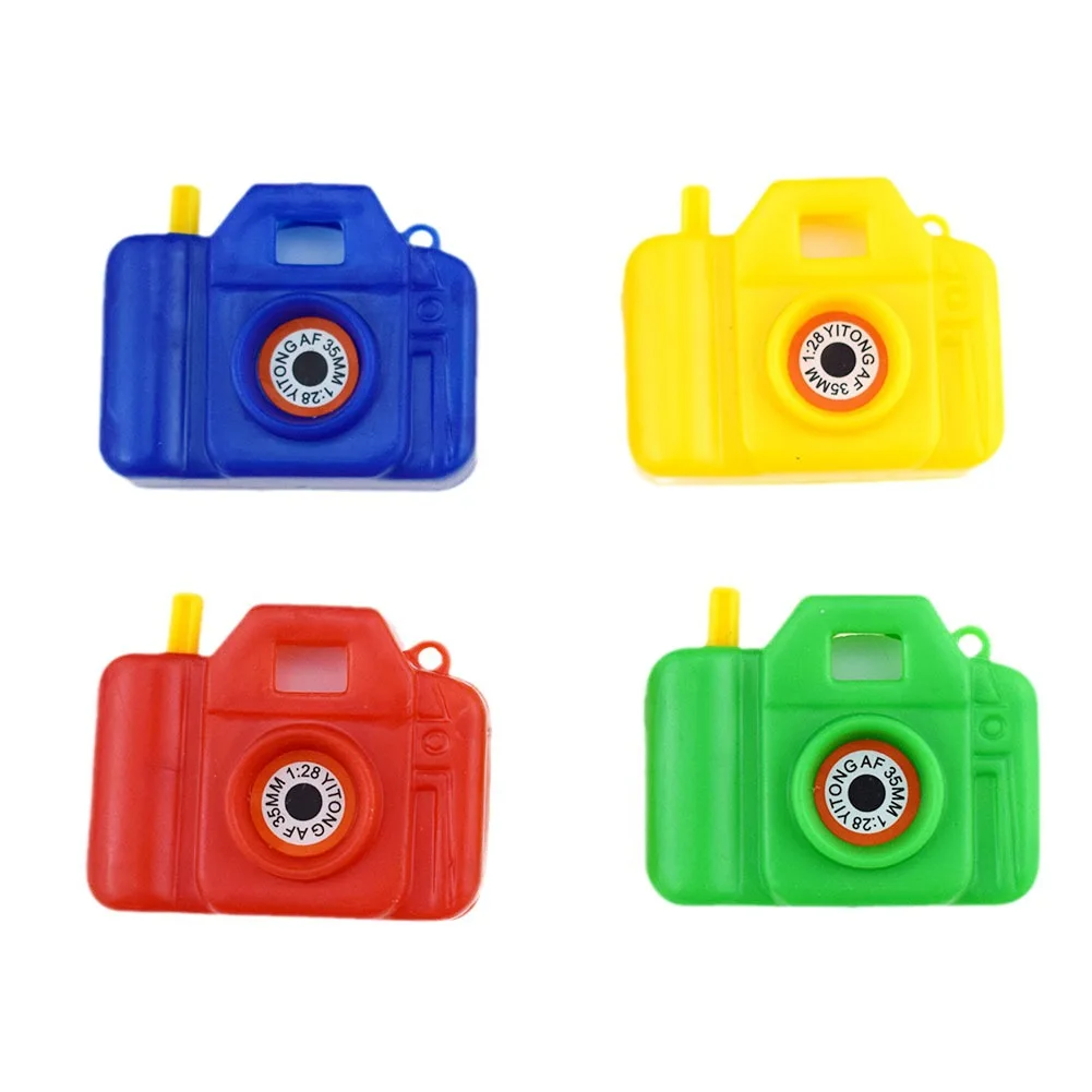 Mini Plastic Animal Camera Viewers Clicking Camera With Animal Pictures Cheap Small Camera Toy for 2 Inches Vending Capsule
