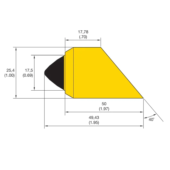 Backreamer Weld-On Carbide Tipped Teeth for HDD Foundation Drilling Tools/Carbide Bullet Tooth Holder / HDD Tooth Holder