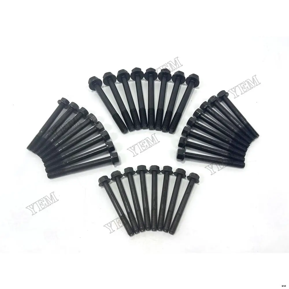 Parts 4TNE106 4TNE106T Cylinder Head Bolt 119174-01200 Fits for Yanmar Hot Selling Cylinder Head Screw
