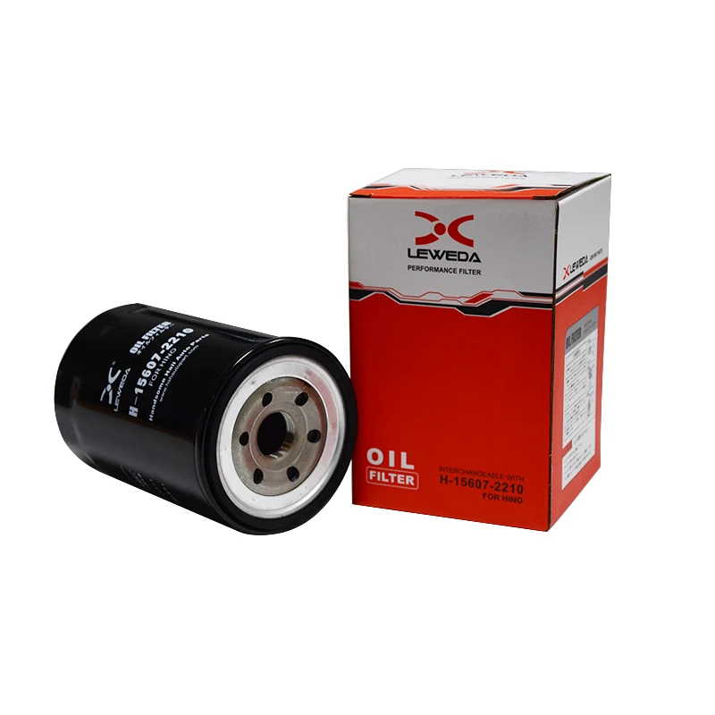 Car Engine Oil Filters 15607-2210 S1560-72210 C-607 for HINO