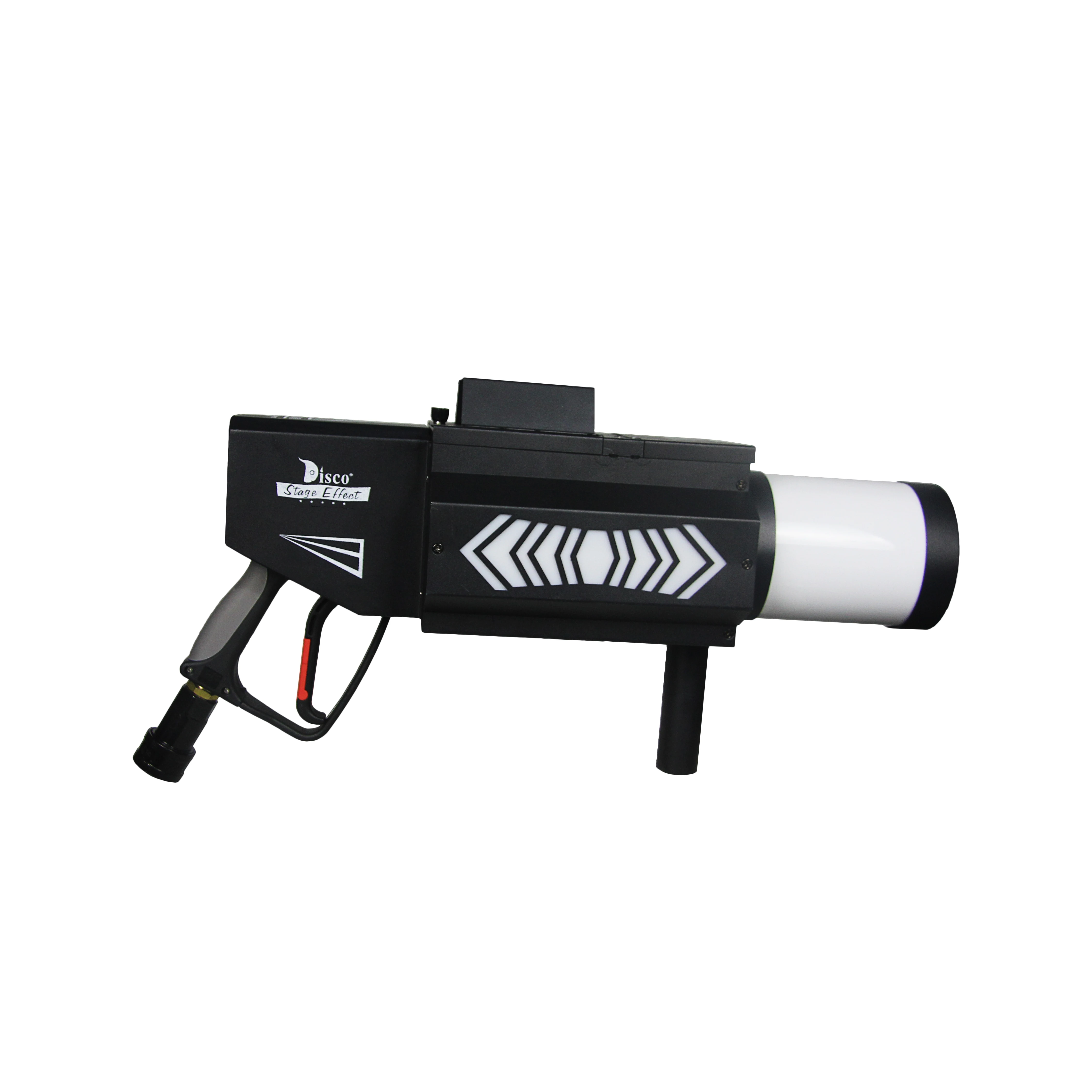 2023 Newest Led Dj Effects Co2 Confetti Gun Cannon Handheld Machine With Color Rgb Lights For