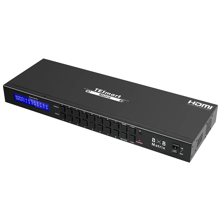 TESmart 8×8 hdmi matrix switcher 8 x 8 hdmi matrix 4k