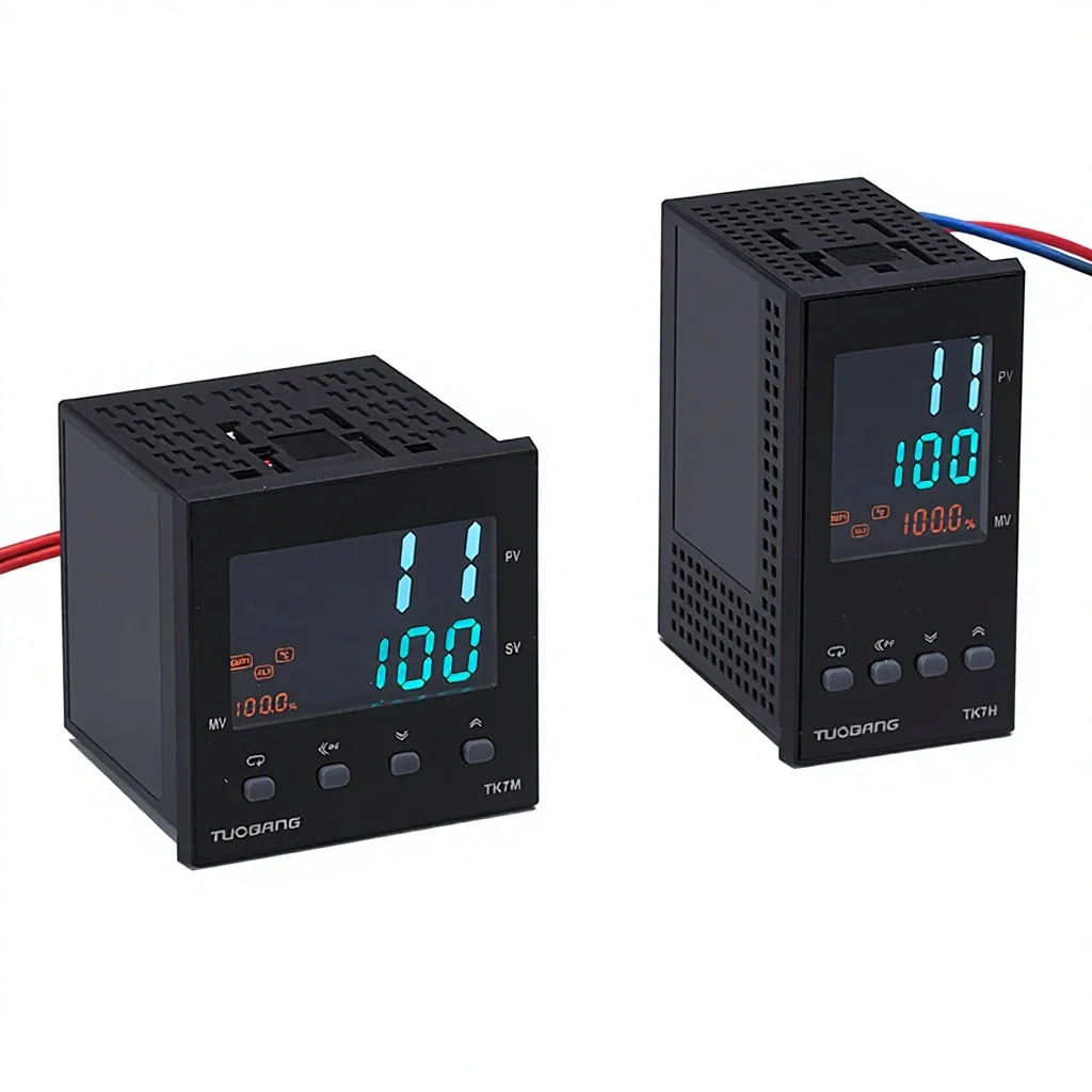 TK7 Series PID Digital Temperature Controller  Dual Output Relay/SSR Large LCD Triple Display High Precision Thermostat