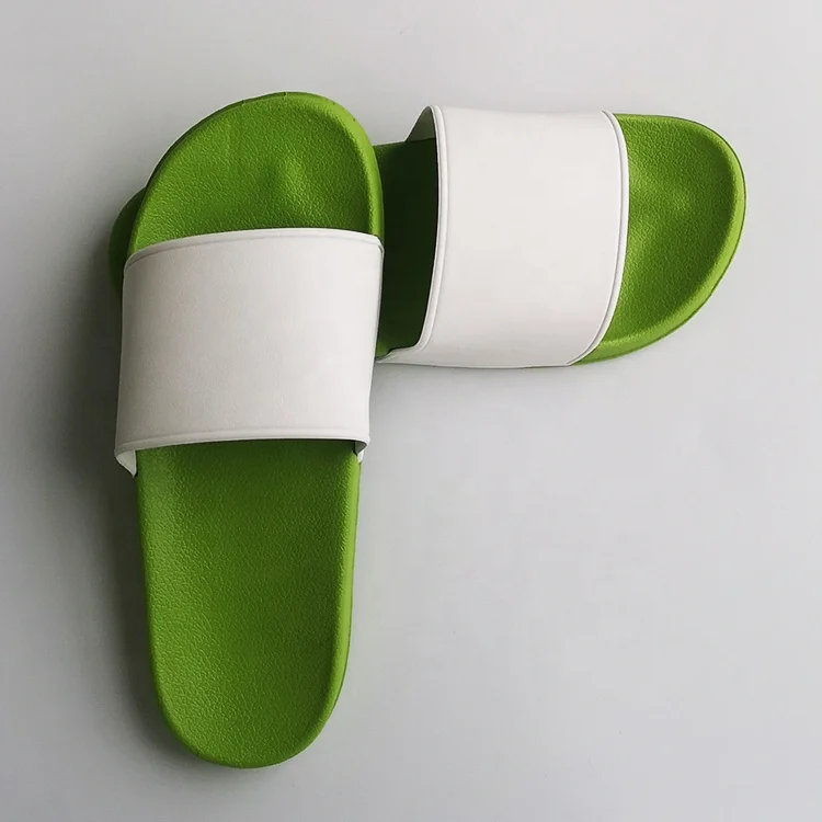 OEM Custom White Slides Footwear Sandal PVC,Design Logo Slippers Men Plain  Blank Slide, Customized Logo Women Black PVC Shoes