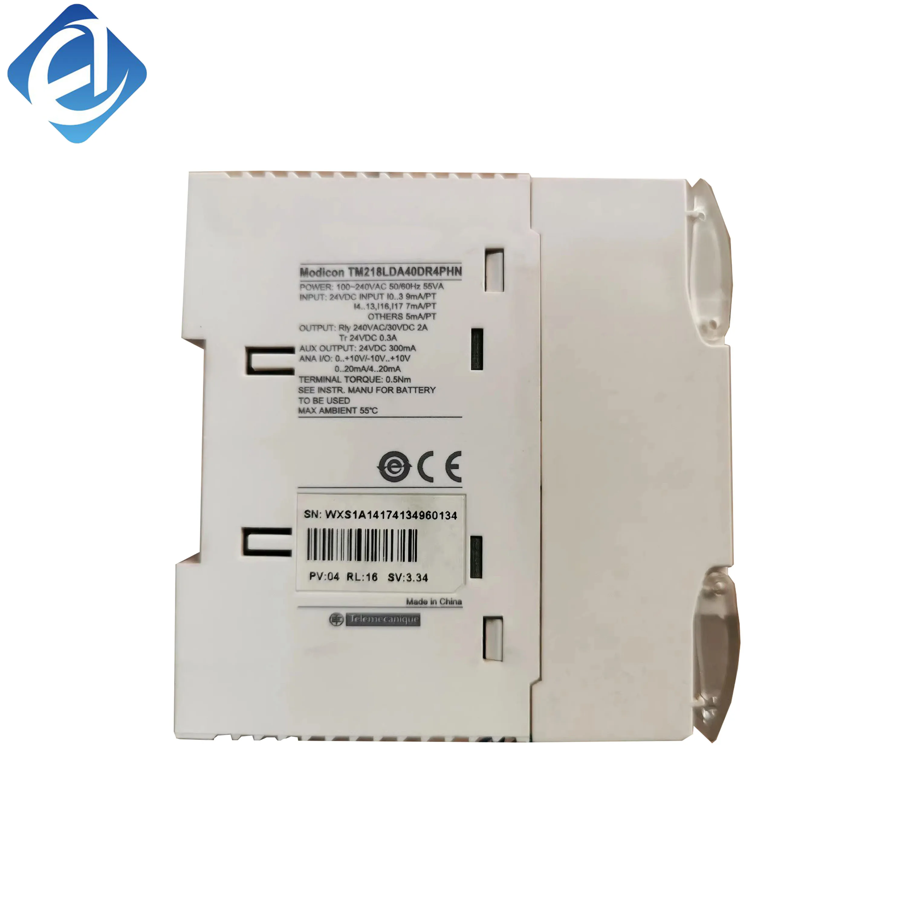 New Original TM218LDA40DR4PHN  Modicon M218 series compact PLC. Equipped with 40 I/O points, built-in communication interface and reliable logic control performance. Featuring compact structure and easy programming,