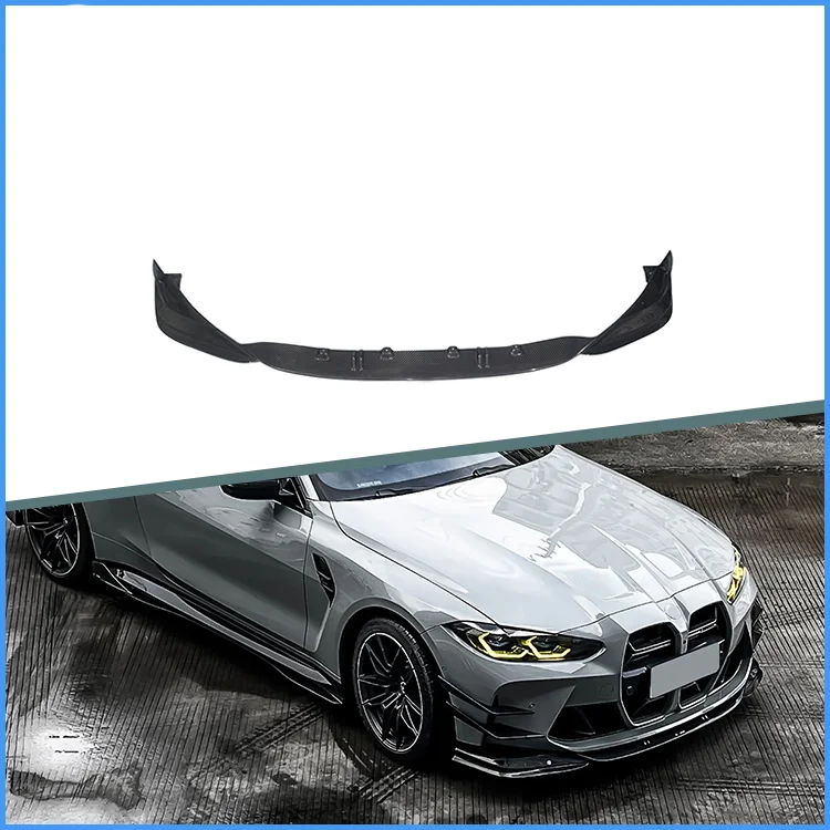 Best Quality Real Dry Carbon Fiber Fibre Front Lip Splitter For BMW G80 M3 G82 G83 M4 Body Kit