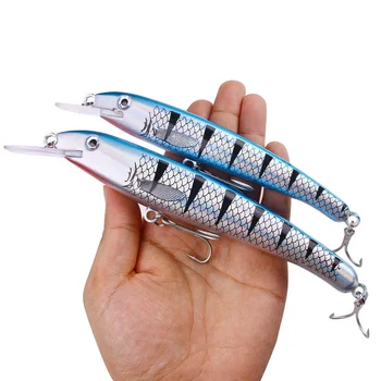 CHEERY Deep Diving Minnow Artificial Hard Bait Lure 30g 44g Sea Fishing Bionic Lure for Saltwater Fish Wholesale ABS – Minnow – view 5