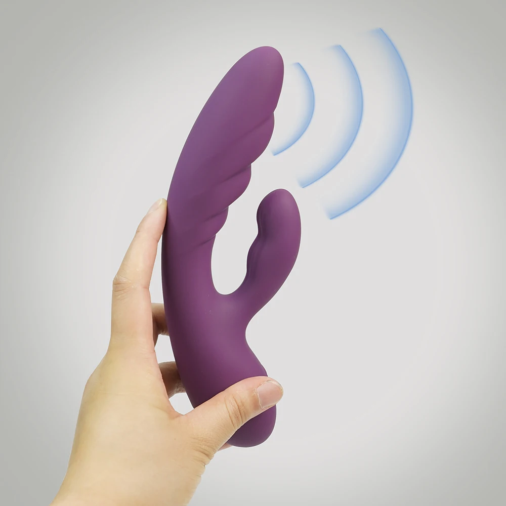 Wosilicone Rabbit Vibrator Female Rechargeable Vibrators Clitoral Stimulator Rabbit Dildo 10 Modes Vibrartion Sex Toys