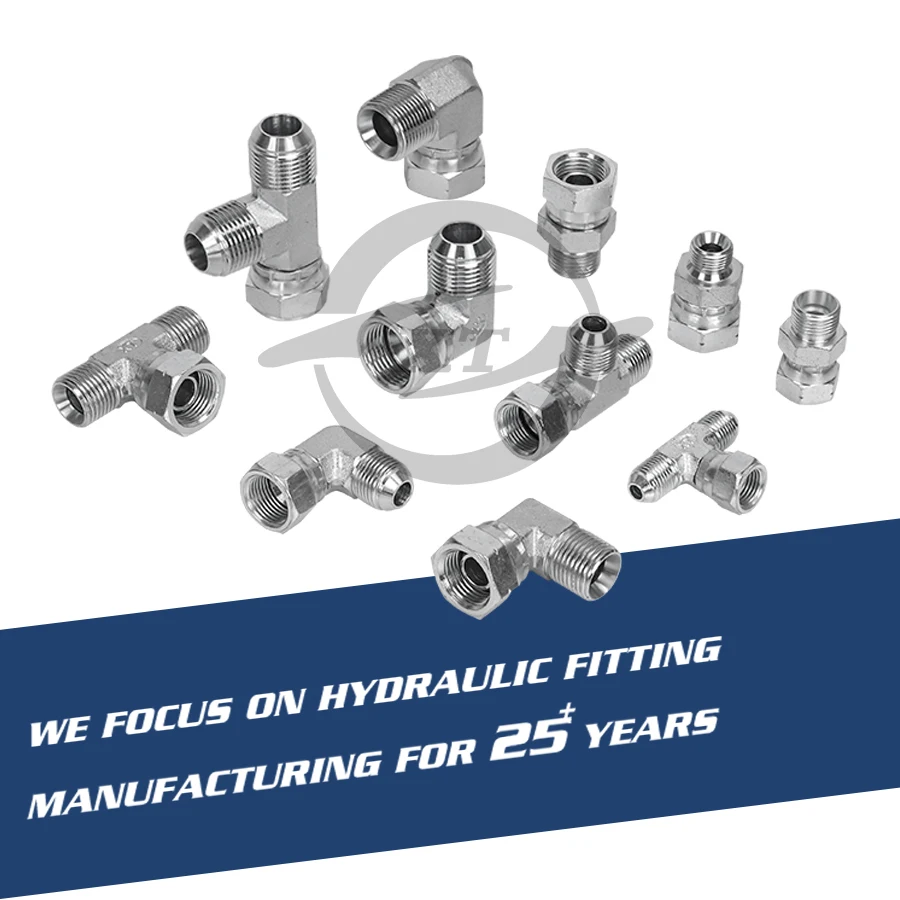 Straight Hydraulic Double Connector Hydraulic Hose Splicer Quick