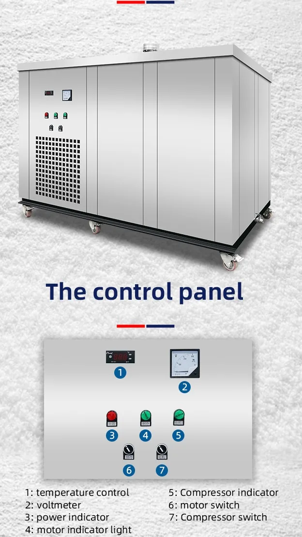 Commercial/industrial Block Ice Machine Stainless Steel Ice Mold 1ton