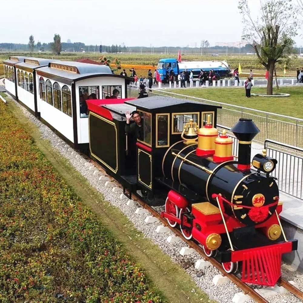 Суперэлектрический Трековый поезд для парка развлечений на 100 мест