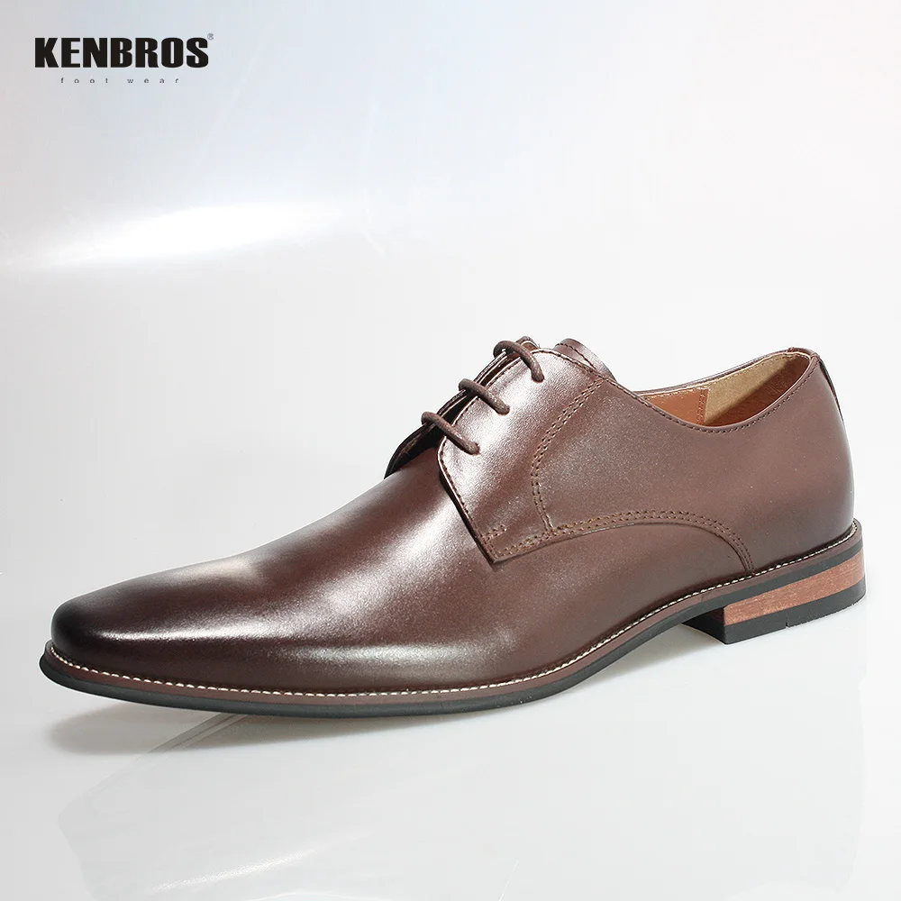 Men's Genuine Leather Dress Shoe Plain 