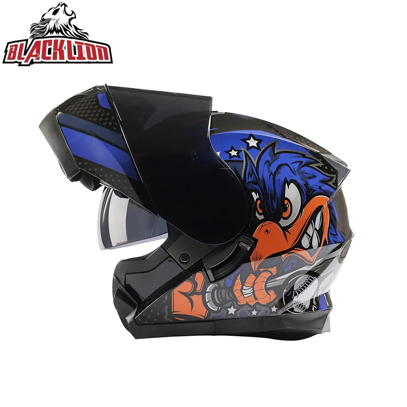 BLD ECE DOT Approved Full Face Safety Helmets ABS Material Motorbike Accessories Head Guard Italian Manufacturer for Motorcycles