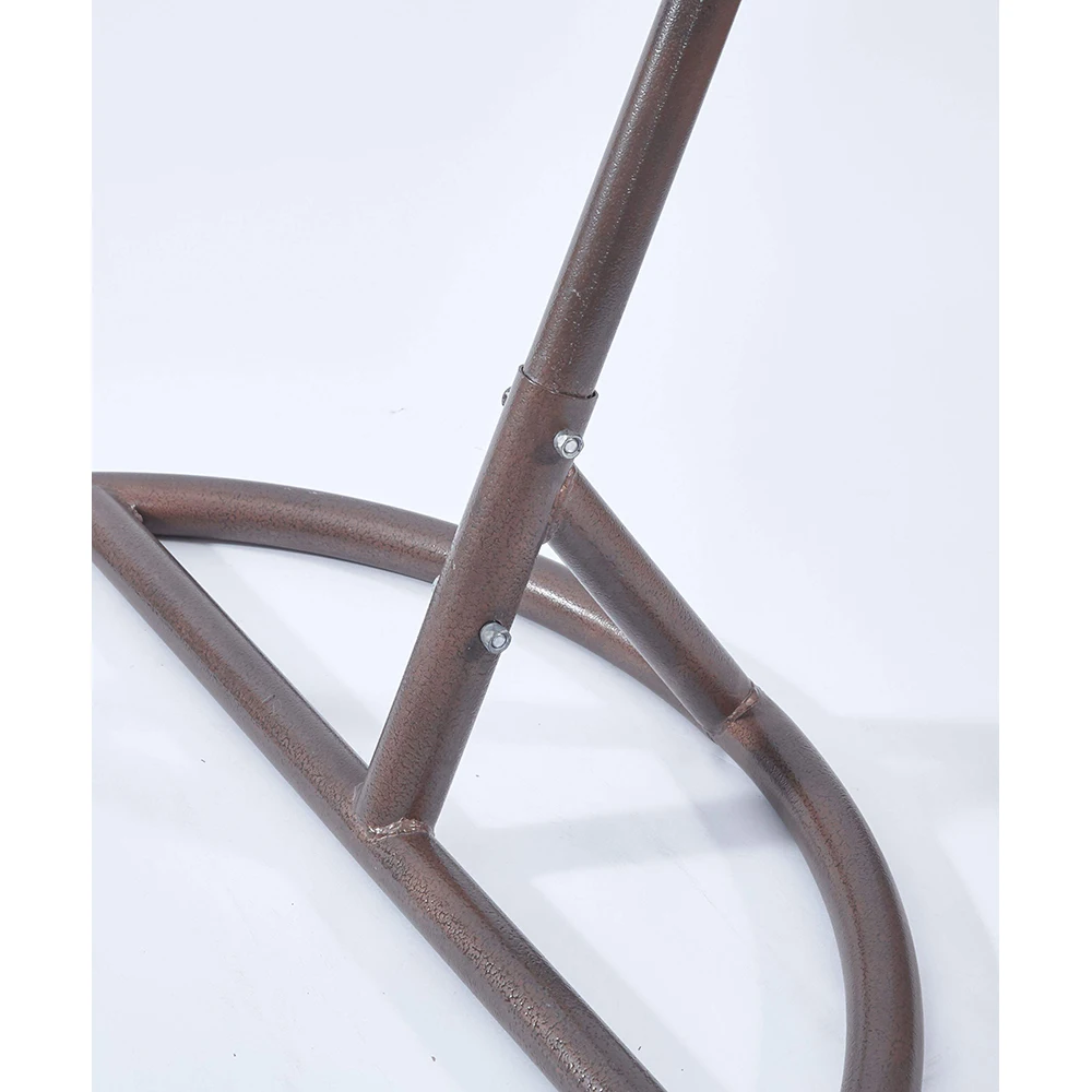 product nu deco durable modern garden hammock patio outdoor furniture rattan wicker swing hanging egg chairs metal stand-4