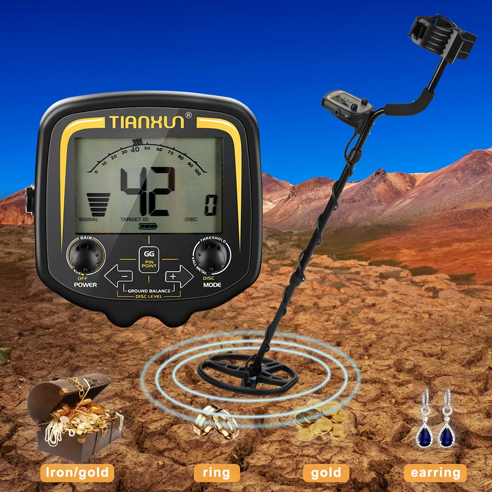 Tianxun Factory Price Tx Professional Underground Gold Metal Detector With Free Bag