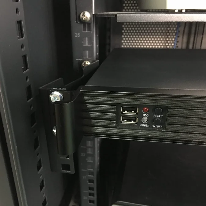 2u Server Rack Depth Extender 4inch Deep recessed Rack Mount