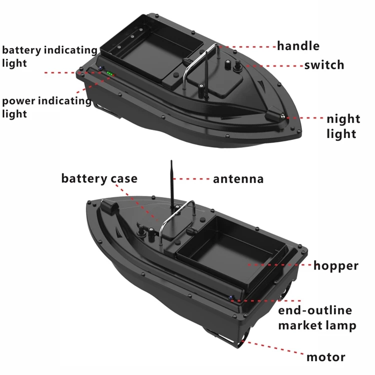 Barco teledirigido de control remoto, de 4 canales juguete de carreras de largo alcance, 2,4 ghz, nuevo diseño Barco teledirigido de control remoto, de 4 canales juguete de carreras de largo alcance, 2,4 ghz, nuevo diseño