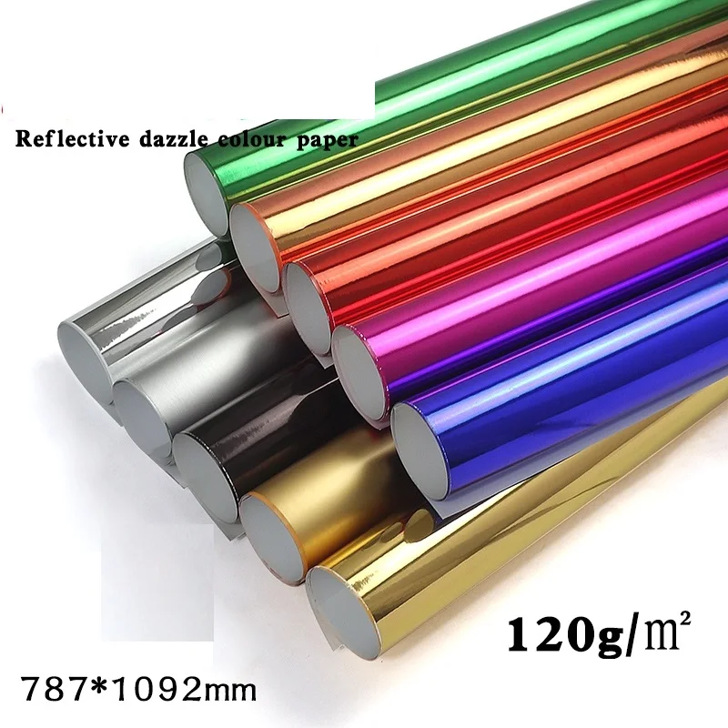 A4 Colored Glitter And Aluminum Foil Cardstock Metal Mirror - Temu