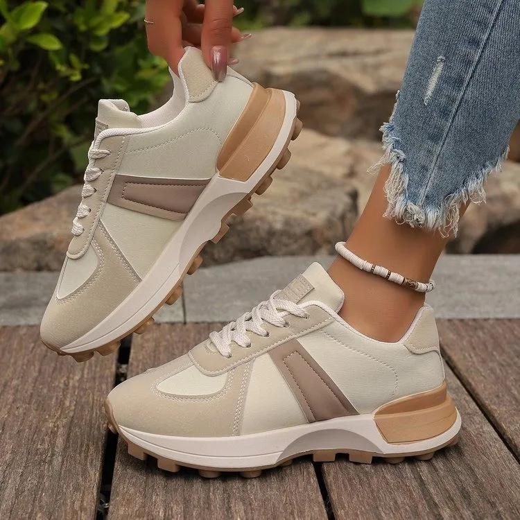 new Trend Light fashion high quality solid color women's casual soft Light Weight shoes