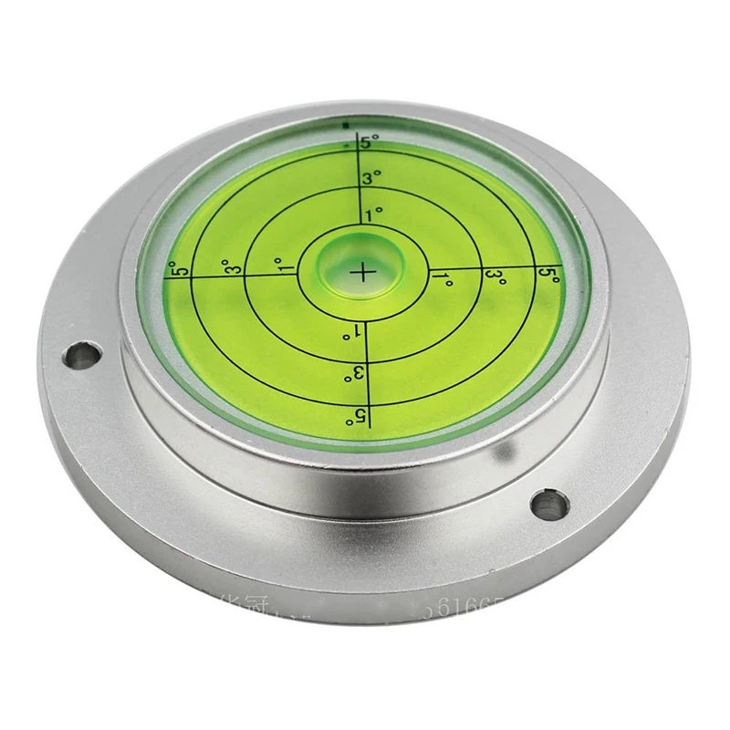 TEBAK Wholesale Round Bubble Level Mini Water Level Ruler Sensor Spirit Metal Bullseye Round Bubble Level