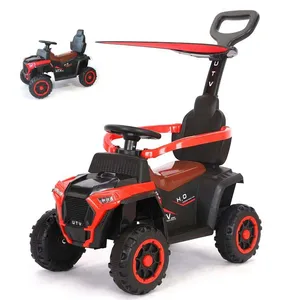 Baby Push Cars Electrics 6V With Handle Kids Toy Car Baby Ride on Car Electric Trolleys for Children